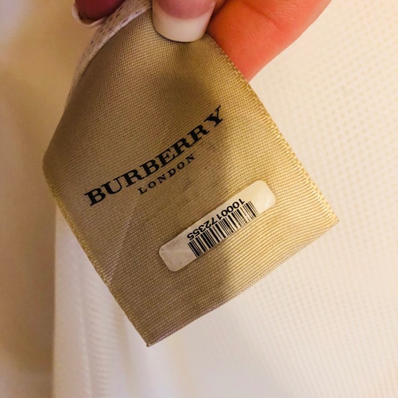 White Burberry “Tess” Trench sz 4
